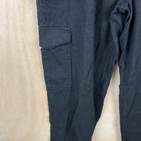 Banana Republic Black Linen Blend Parachute Pants – Size XS - Picture 5 of 5